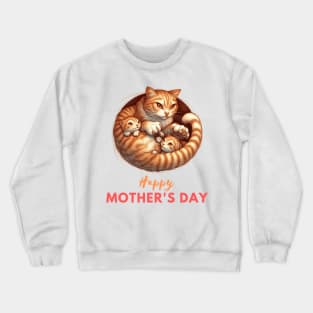 Protective cat mom Crewneck Sweatshirt